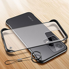 Transparent Crystal Hard Case Back Cover H02 for Xiaomi Poco X5 5G Black