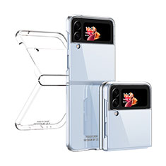 Transparent Crystal Hard Case Back Cover H03 for Samsung Galaxy Z Flip4 5G Clear