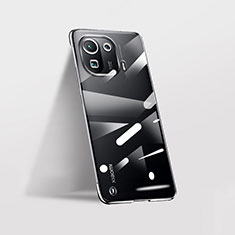 Transparent Crystal Hard Case Back Cover H03 for Xiaomi Mi 11 Pro 5G Black
