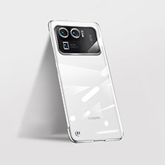 Transparent Crystal Hard Case Back Cover H03 for Xiaomi Mi 11 Ultra 5G Silver