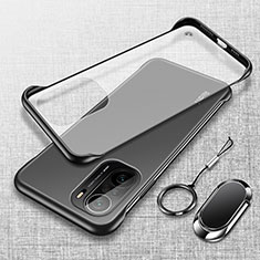 Transparent Crystal Hard Case Back Cover H03 for Xiaomi Mi 11X Pro 5G Black