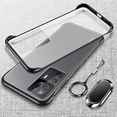 Transparent Crystal Hard Case Back Cover H03 for Xiaomi Mi 12T 5G Black