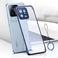 Transparent Crystal Hard Case Back Cover H03 for Xiaomi Mi 13 Pro 5G Blue