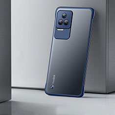 Transparent Crystal Hard Case Back Cover H03 for Xiaomi Redmi K50 5G Blue