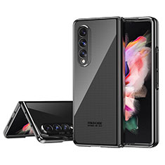 Transparent Crystal Hard Case Back Cover H04 for Samsung Galaxy Z Fold3 5G Black