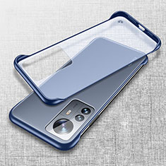 Transparent Crystal Hard Case Back Cover H07 for Xiaomi Mi 12 5G Blue