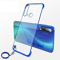 Transparent Crystal Hard Case Back Cover K01 for Huawei Nova 5i Blue