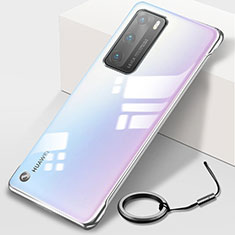 Transparent Crystal Hard Case Back Cover N02 for Huawei P40 Silver