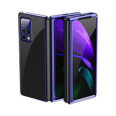 Transparent Crystal Hard Case Back Cover QH1 for Huawei Mate X2 Blue