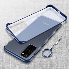 Transparent Crystal Hard Case Back Cover S02 for Huawei Honor View 30 Pro 5G Blue