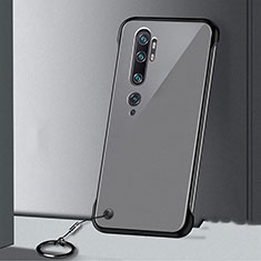 Transparent Crystal Hard Case Back Cover S02 for Xiaomi Mi Note 10 Pro Black