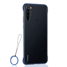 Transparent Crystal Hard Case Back Cover S02 for Xiaomi Redmi Note 8T Blue