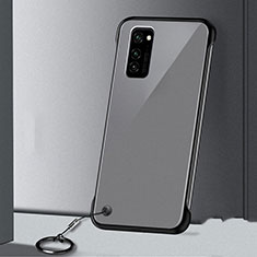 Transparent Crystal Hard Case Back Cover S03 for Huawei Honor V30 5G Black
