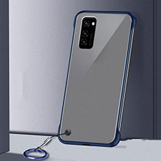 Transparent Crystal Hard Case Back Cover S03 for Huawei Honor View 30 5G Blue