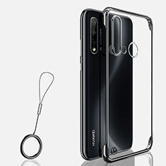Transparent Crystal Hard Case Back Cover S03 for Huawei Nova 5i Black
