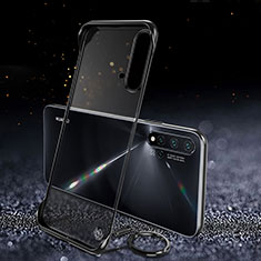 Transparent Crystal Hard Case Back Cover S04 for Huawei Nova 5 Pro Black