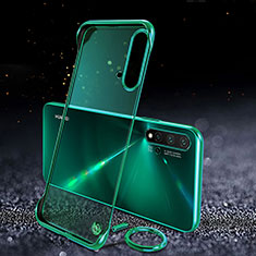 Transparent Crystal Hard Case Back Cover S04 for Huawei Nova 5 Pro Green