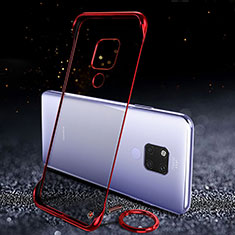 Transparent Crystal Hard Case Back Cover S05 for Huawei Mate 20 X 5G Red