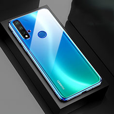 Transparent Crystal Hard Case Back Cover S05 for Huawei P20 Lite (2019) Blue