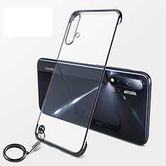 Transparent Crystal Hard Case Back Cover S06 for Huawei Nova 5 Pro Black