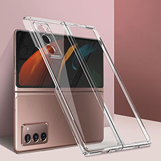Transparent Crystal Hard Case Back Cover T01 for Samsung Galaxy Z Fold2 5G Clear