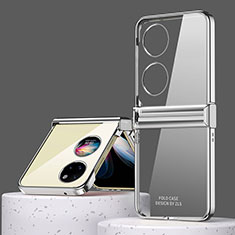 Transparent Crystal Hard Case Back Cover ZL1 for Huawei P50 Pocket Silver