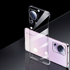 Transparent Crystal Hard Case Cover for Xiaomi Mi 12 Lite NE 5G Black