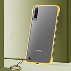 Transparent Crystal Hard Rigid Case Back Cover H02 for Huawei Honor 9X Pro Yellow
