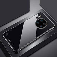 Transparent Crystal Hard Rigid Case Back Cover H02 for Huawei Mate 30 5G Black