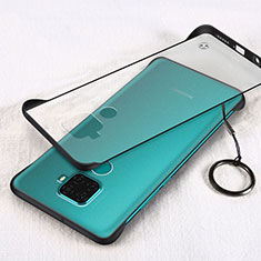 Transparent Crystal Hard Rigid Case Back Cover H02 for Huawei Mate 30 Lite Black
