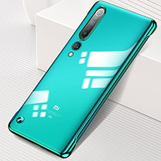 Transparent Crystal Hard Rigid Case Back Cover H02 for Xiaomi Mi 10 Green