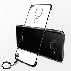 Transparent Crystal Hard Rigid Case Back Cover H04 for Huawei Nova 5i Pro Black
