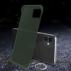 Transparent Crystal Hard Rigid Case Back Cover S01 for Apple iPhone 11 Green