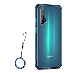 Transparent Crystal Hard Rigid Case Back Cover S01 for Huawei Honor 20 Pro Blue