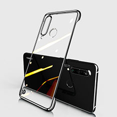 Transparent Crystal Hard Rigid Case Back Cover S01 for Huawei P30 Lite Black