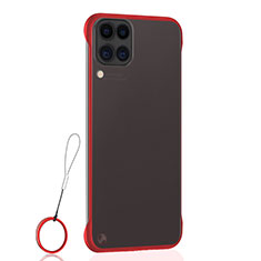 Transparent Crystal Hard Rigid Case Back Cover S02 for Huawei Nova 7i Red