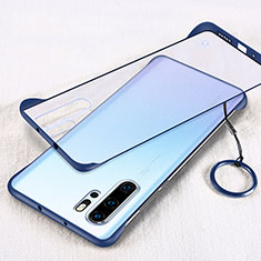 Transparent Crystal Hard Rigid Case Back Cover S02 for Huawei P30 Pro New Edition Blue