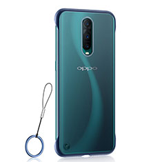 Transparent Crystal Hard Rigid Case Back Cover S02 for Oppo RX17 Pro Blue