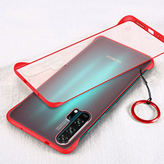 Transparent Crystal Hard Rigid Case Back Cover S03 for Huawei Honor 20 Pro Red