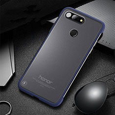 Transparent Crystal Hard Rigid Case Back Cover S03 for Huawei Honor V20 Blue