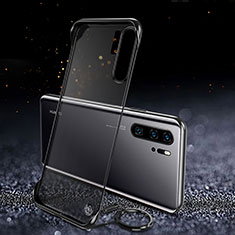 Transparent Crystal Hard Rigid Case Back Cover S03 for Huawei P30 Pro New Edition Black