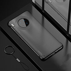 Transparent Crystal Hard Rigid Case Back Cover S04 for Huawei Mate 30 Pro 5G Black