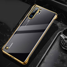 Transparent Crystal Hard Rigid Case Back Cover S04 for Huawei P30 Pro Gold