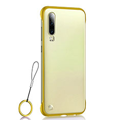 Transparent Crystal Hard Rigid Case Back Cover S04 for Huawei P30 Yellow