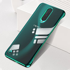 Transparent Crystal Hard Rigid Case Back Cover S04 for Oppo R17 Pro Green