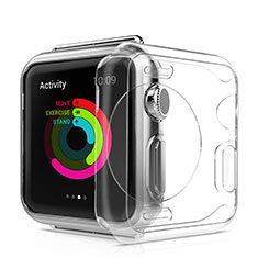 Transparent Crystal Hard Rigid Case Cover for Apple iWatch 38mm Clear