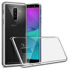 Transparent Crystal Hard Rigid Case Cover for Samsung Galaxy A6 Plus (2018) Clear