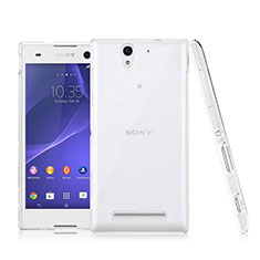 Transparent Crystal Hard Rigid Case Cover for Sony Xperia C3 Clear