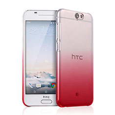 Transparent Gradient Hard Rigid Case for HTC One A9 Red