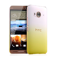 Transparent Gradient Hard Rigid Case for HTC One Me Yellow
